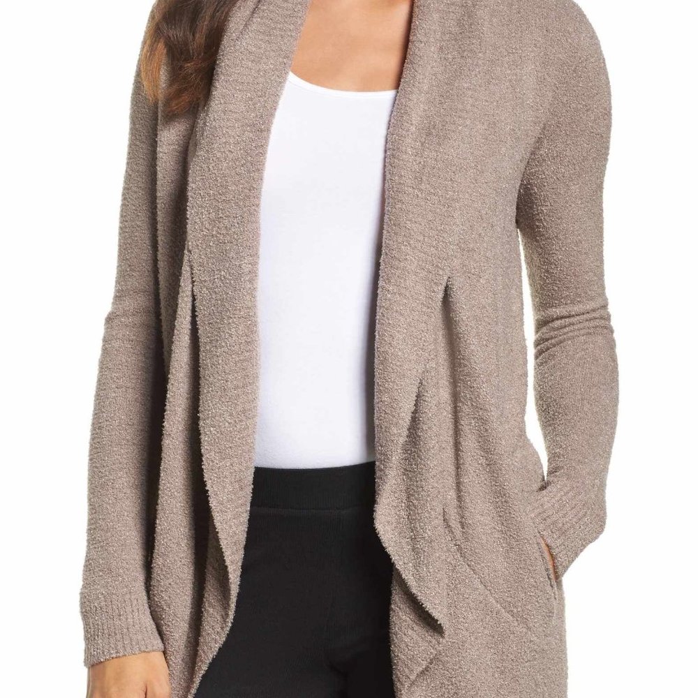 Barefoot Dreams cozy chic lite cardigan size XS/S
